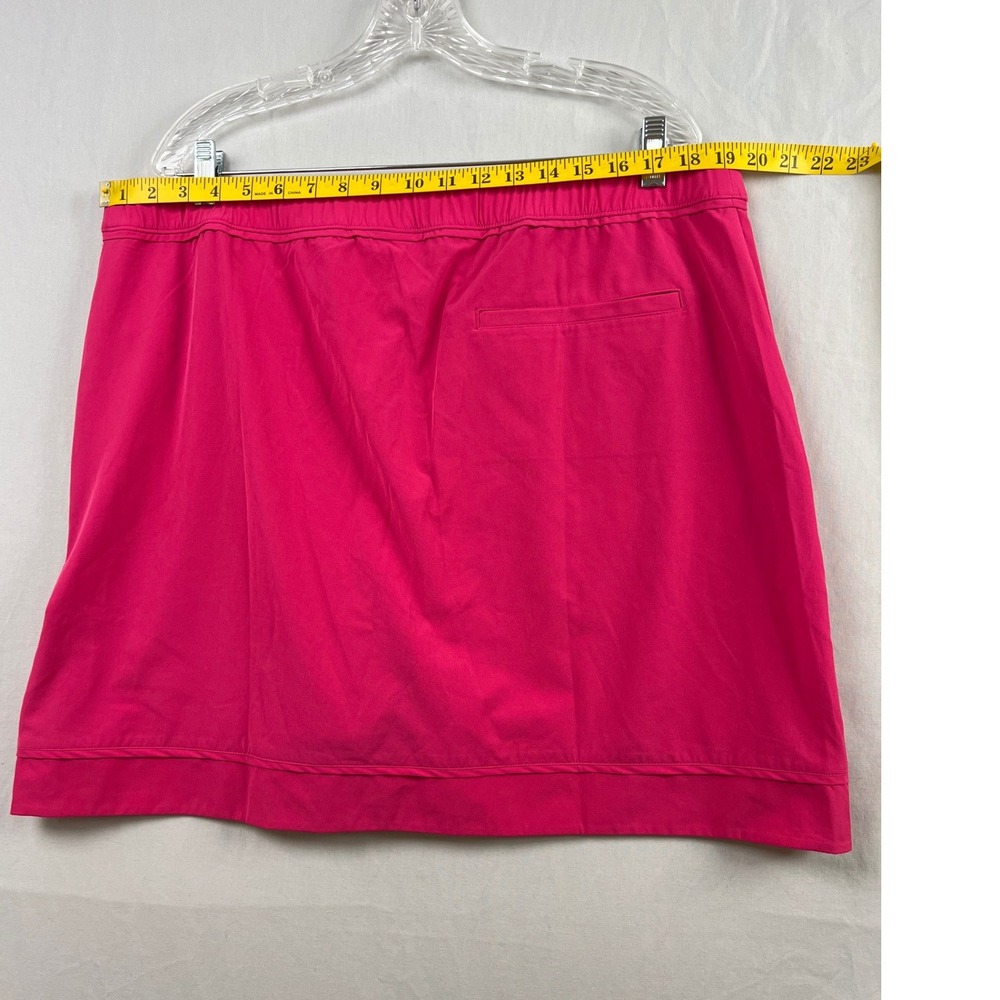 Chico's 3 Zenergy Skort Women 16 Pink Activewear Pickleball Golf Stretch Pocket - Picture 6 of 10